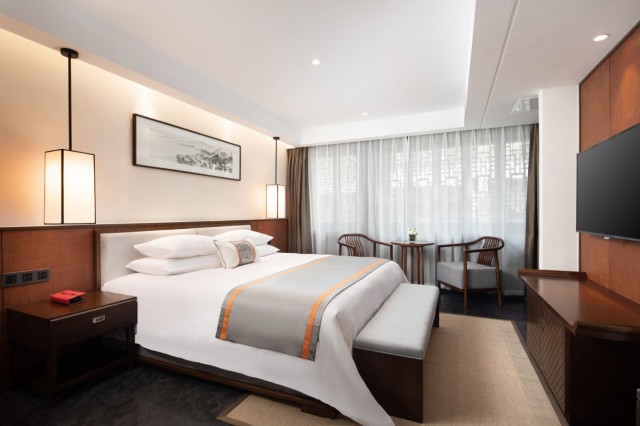 盐城大纵湖东晋水城开元度假酒店2天1晚3天2晚精致景观房自助早餐尊享